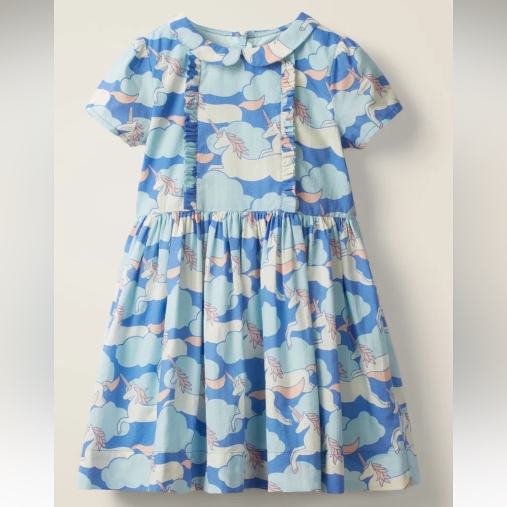 Min Boden Unicorn Print Dress